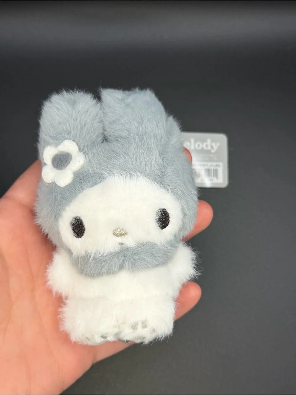 Korean Sanrio black and white My Melody mascot keychain sm13